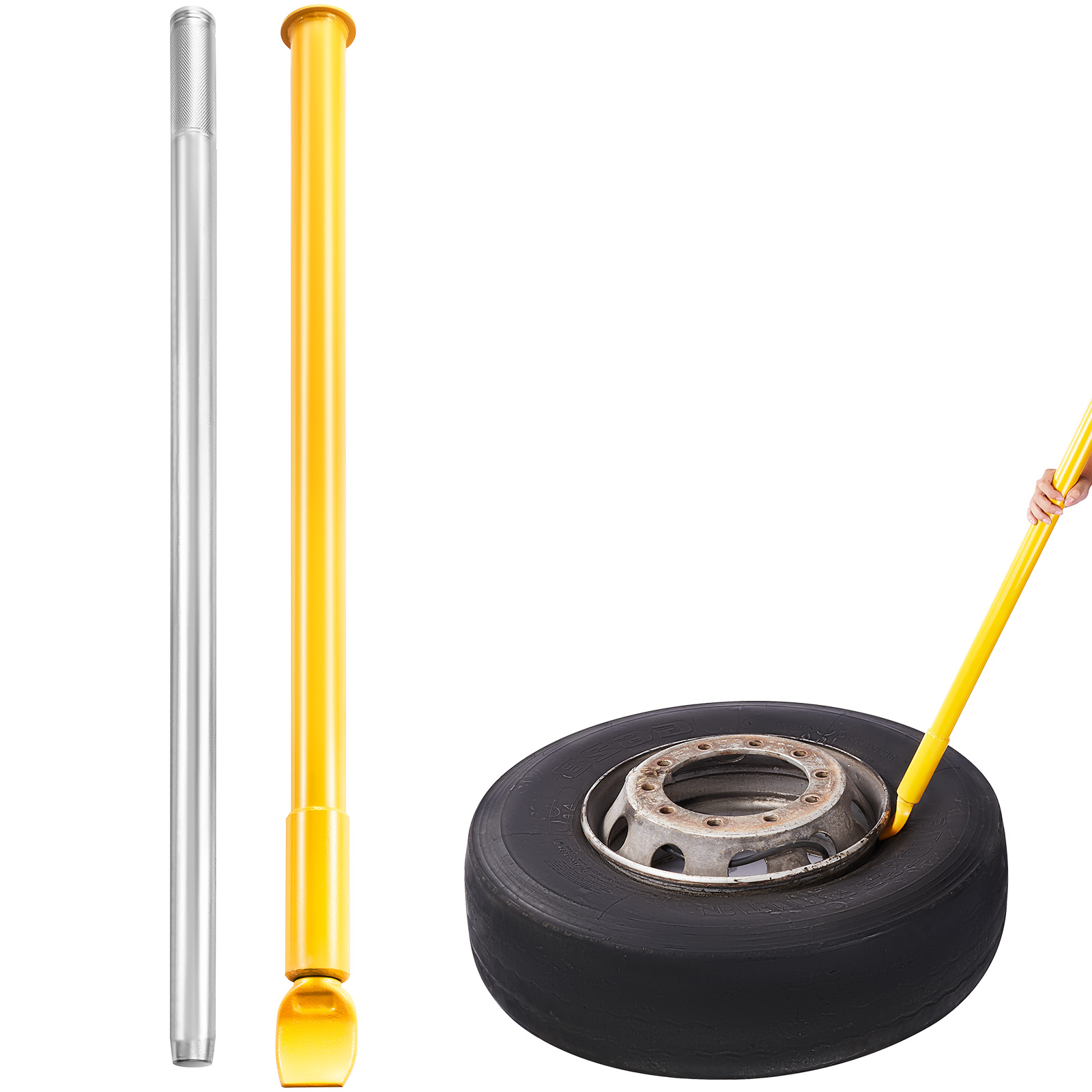 SucceBuy Tire Bead Breaker Slide Hammer Tire Slide Hammer Heavy Duty Steel Tire Changing Tool for Car Truck Trailer Tire Removal