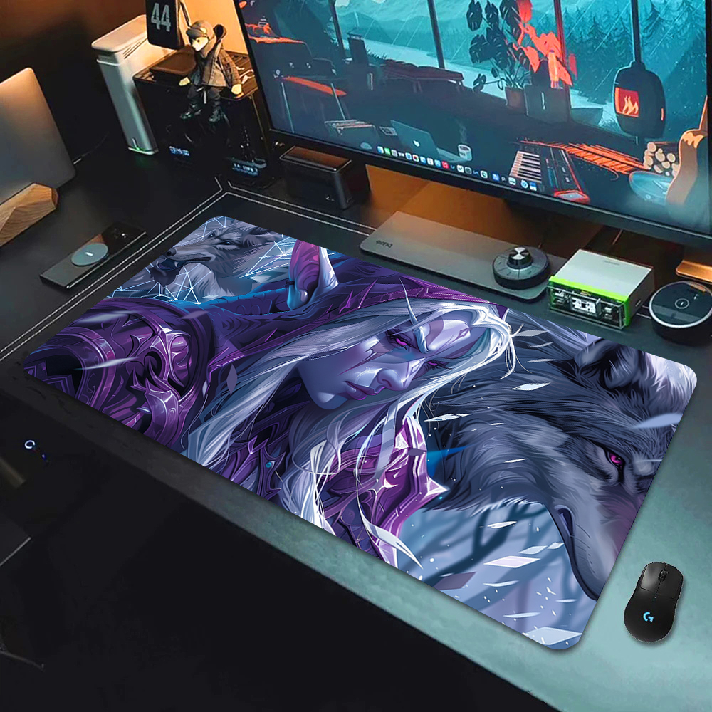 World of Warcraft แผ่นรองเมาส์สำหรับเล่นเกมส์ขนาดใหญ่90x40แผ่นรองเมาส์คอมพิวเตอร์สำหรับเล่นเกม CSGO