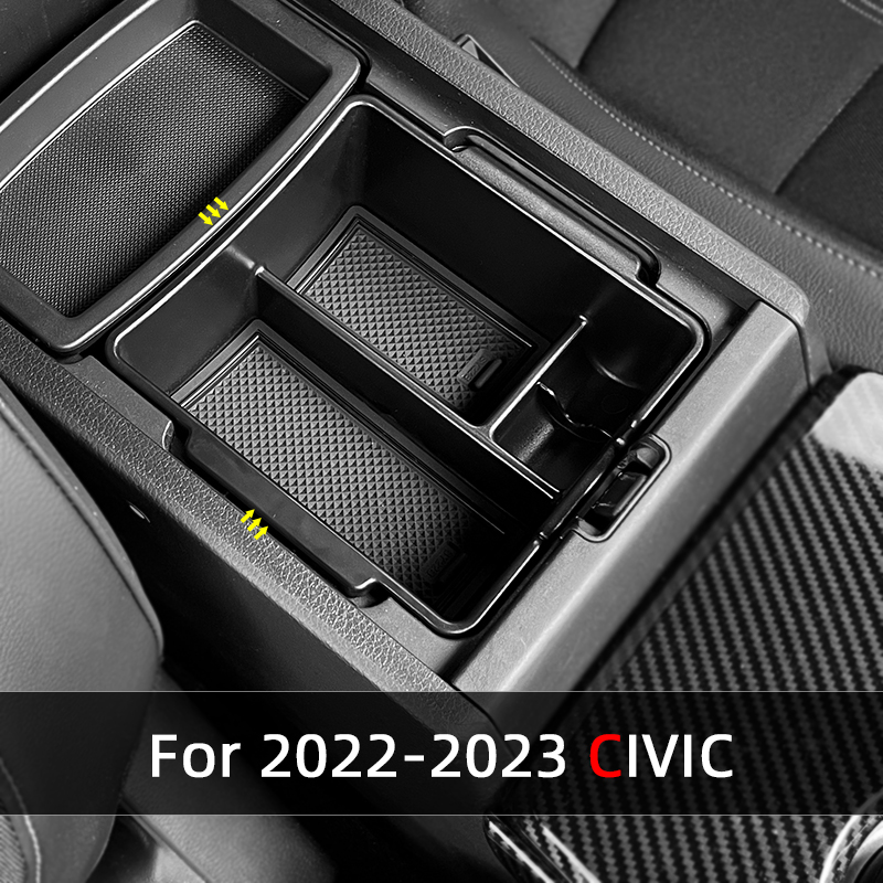 Voor 2022 2023 Honda Civic Auto Center Console Box 11th Gen Civic Middenconsole Armsteun Doos Opbergdoos Auto Accessoires