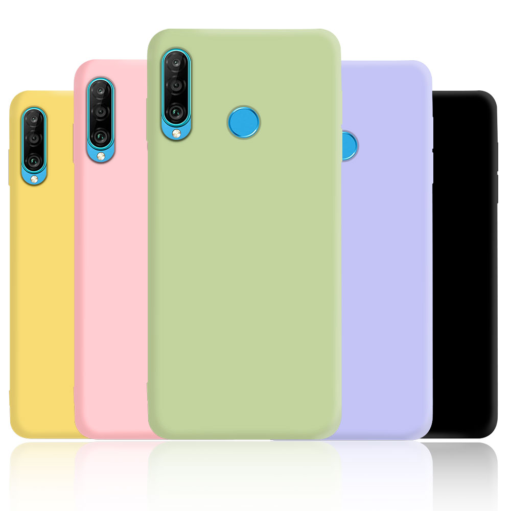 Funda de teléfono de silicona líquida para Huawei P30 lite P40 lite E Y6 Y7 Y9 Prime 2019 Y6P Y7P Y8S P Smart 2019 P Smart Z Fundas
