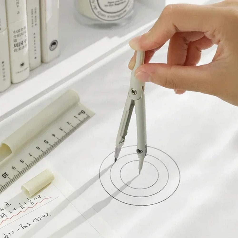 Professinal Adjustable Pencil Compass Ruler Unique Design Drawing 3 in 1 Compasses Metal Sketch Geometry Tool Art Design
