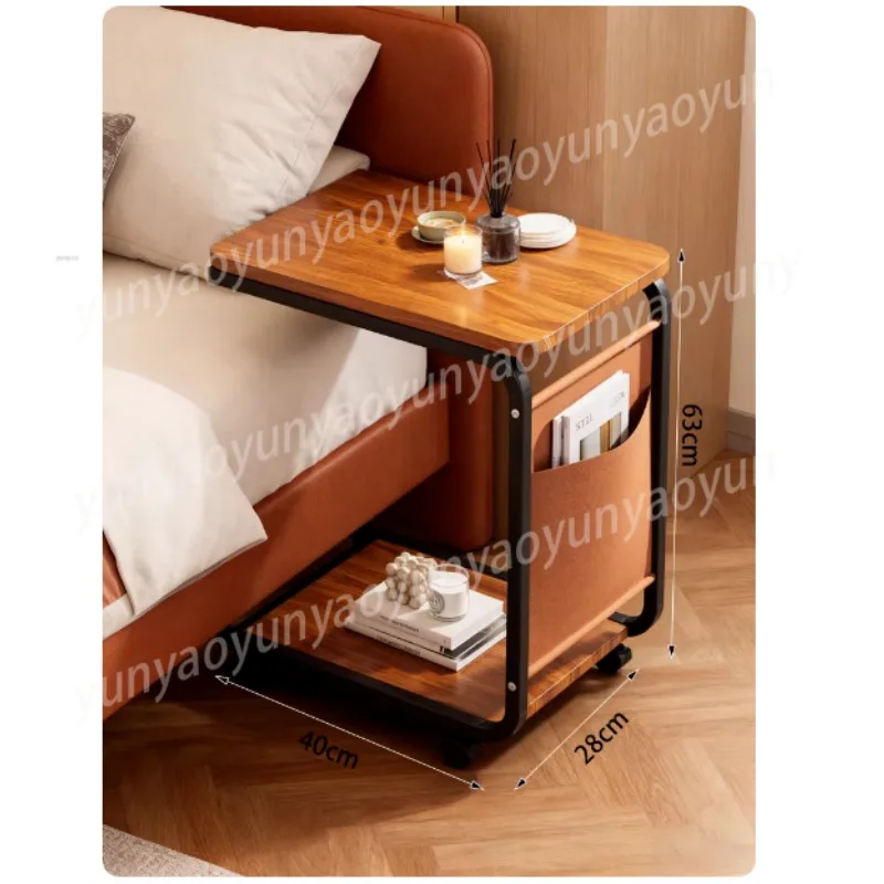 Bedside Cabinet, Small Rack, Household Light Luxury High-end Bedside Table Replacement