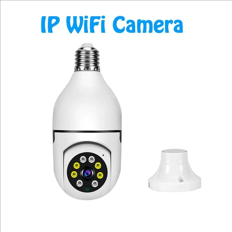 กล้อง IP 4G WiFi รุ่น E27 กล้องหลอดไฟ 2MP ไร้สาย สำหรับดูแลเด็ก พร้อมระบบติดตาม AI กล้องวงจรปิดรักษาความปลอดภัย กล้องสำหรับสัตว์เลี้ยง