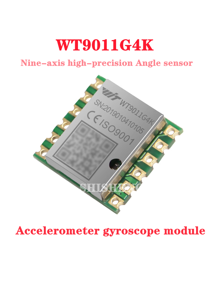가속도계 자이로스코프 모듈, IMU 틸트 각도 센서, 2KHz 9 축 전자 나침반, WT9011G4K, 1PCs/로트