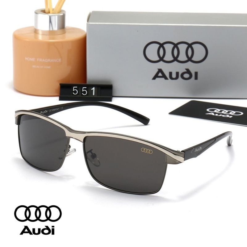 Gafas de Sol Polarizadas de Lujo AUDI para Hombre, Protección UV Antideslumbrante, para Conducir, Pescar, Ciclismo, Playa, Senderismo
