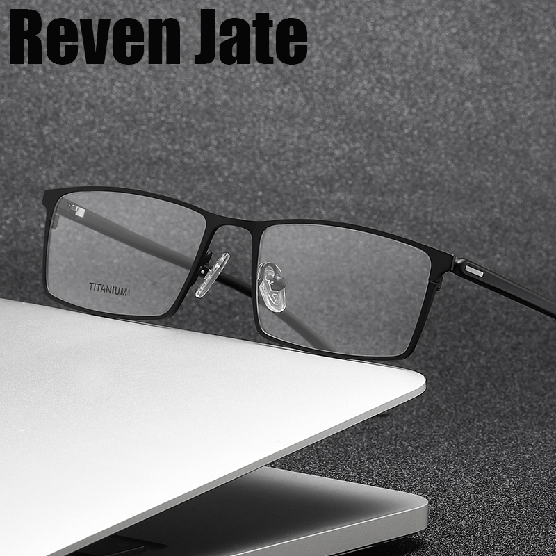 Reven Jate P9850 okulary optyczne czysty tytan rama okulary korekcyjne Rx mężczyźni lub kobiety okulary męskie okulary damskie