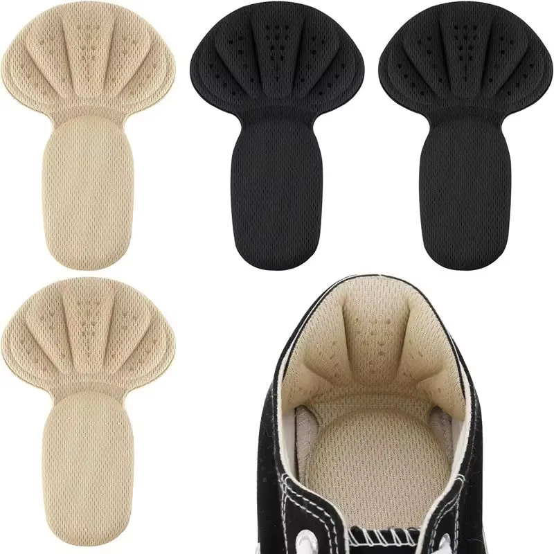 Neue 2-in-1-Schwamm-Fersen-Einlegesohle, Fersenschutz, für zu große Schuhe, weiche, rutschfeste Fersen-Einlegesohle aus Mesh.