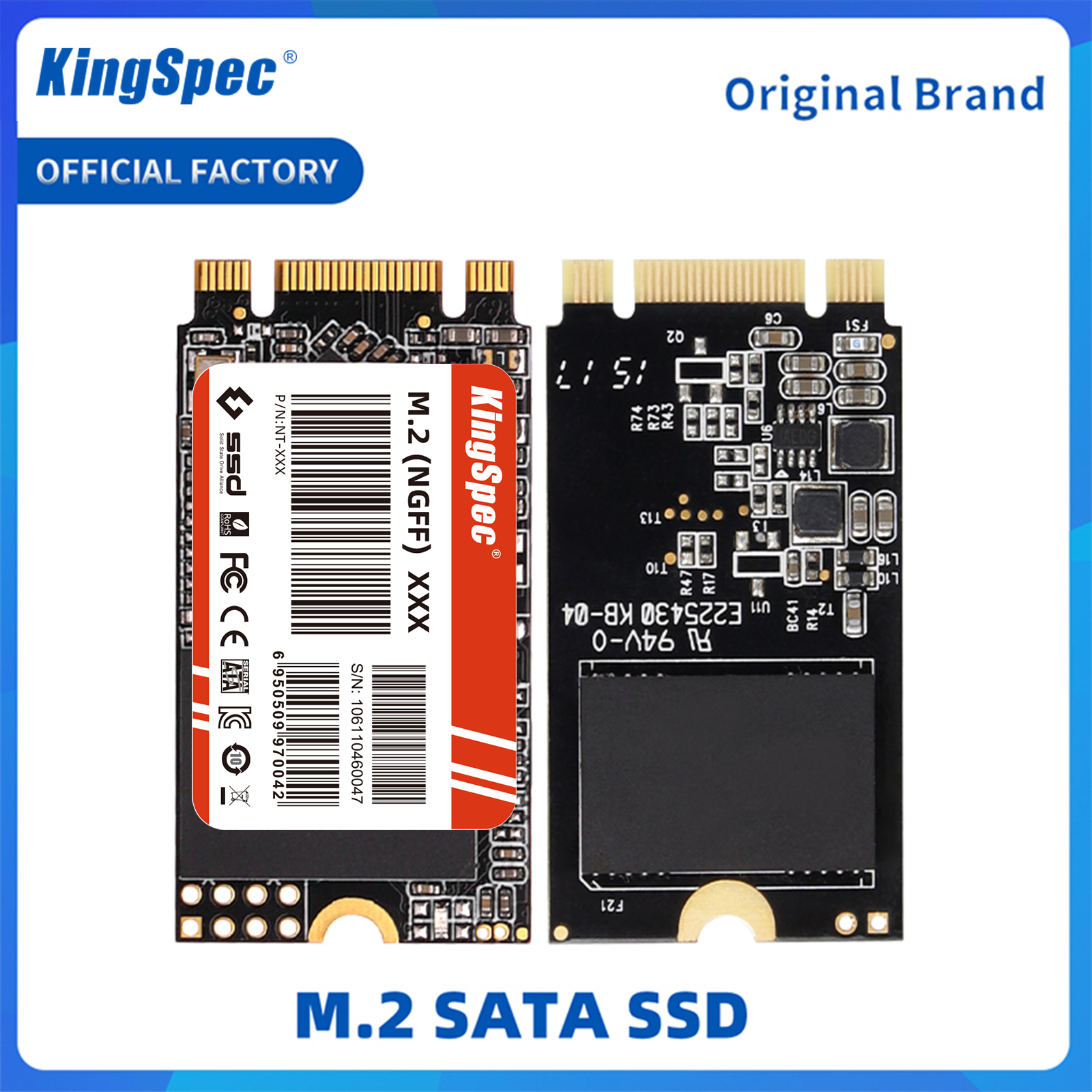 KingSpec M.2 SATA SSD SATA3 128GB 256gb 512 gb HDD 2242mm NGFF M2 SATA 1tb 2tb 120gb 240gb Dysk twardy do laptopa Destop Thinkpad