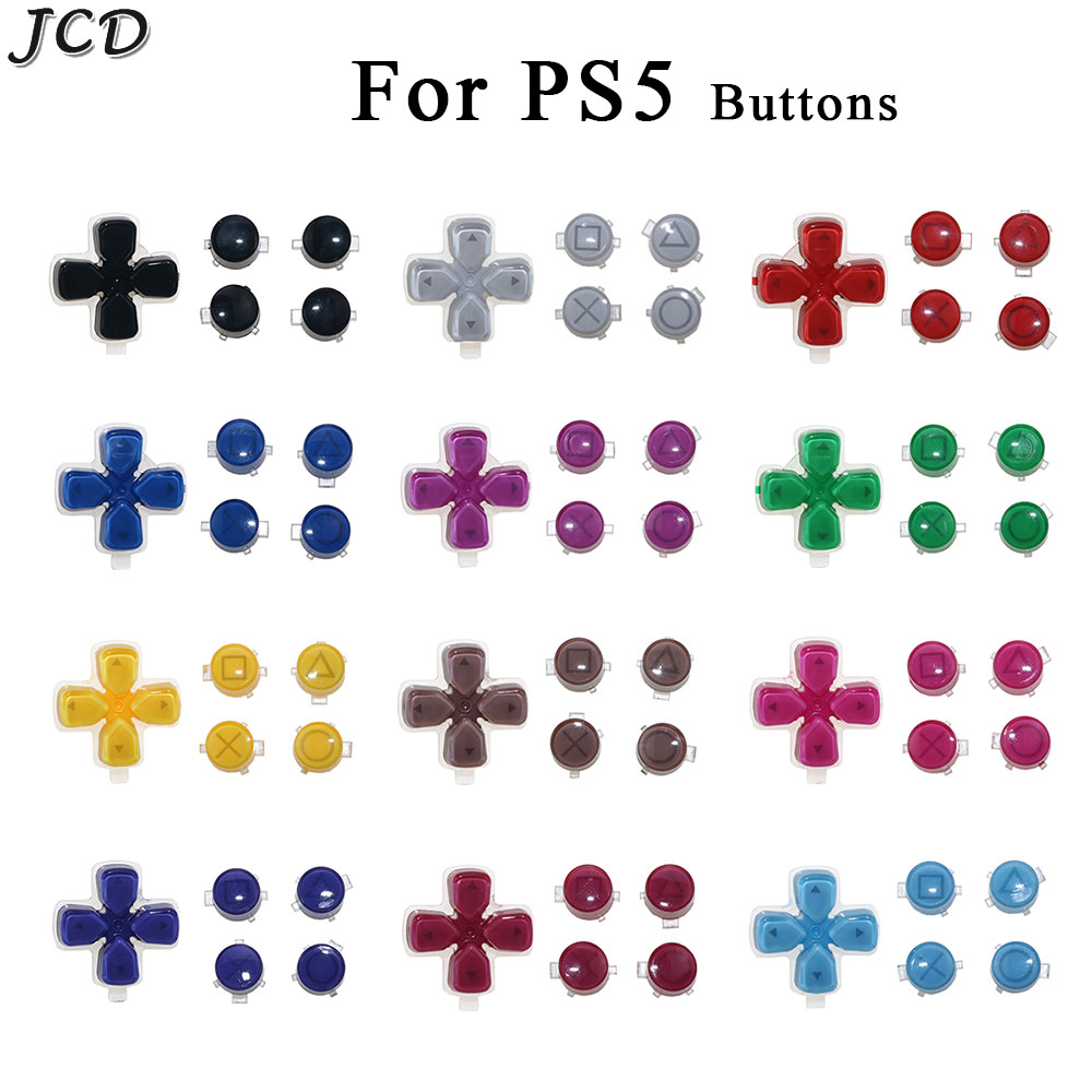 JCD Voor PS5 Controller Vervanging Dpad & ABXY Richting Functie Knoppen Trigger Toetsen Reparatie Deel