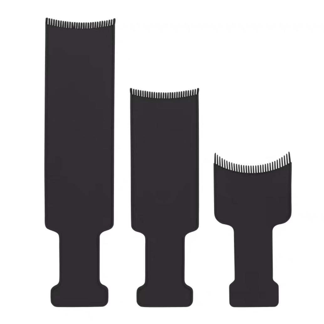 1/3 pces placa de seccionamento de destaque de cabelo coloração de cabelo, placa com dentes para salão de coloração de cabelo diy, especial para perucas de cabelo real