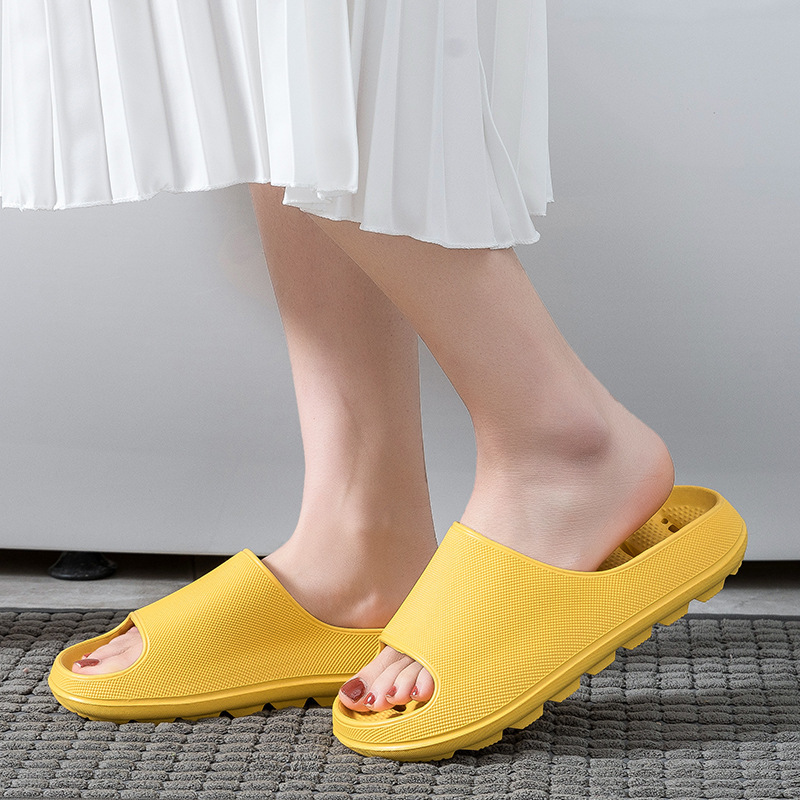 Sandalias Leaky, Sandalias y Pantuflas para Baño, Comercio Exterior Transfronterizo, Pantuflas Antideslizantes de Suela Gruesa, Verano Femenino