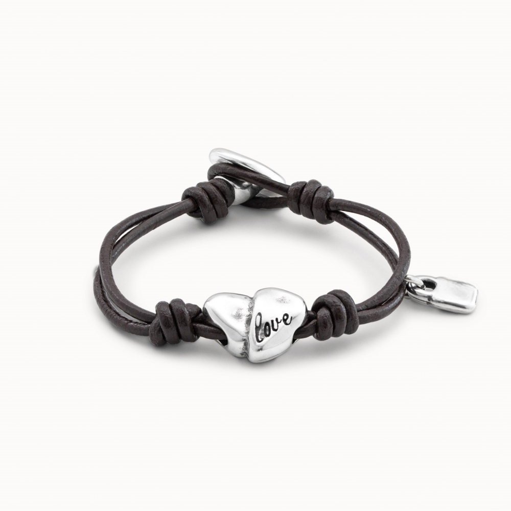Pulsera de cuerda de cuero con forma de corazón dulce y linda de otoño, accesorios para mujer, regalos de fiesta para amigos