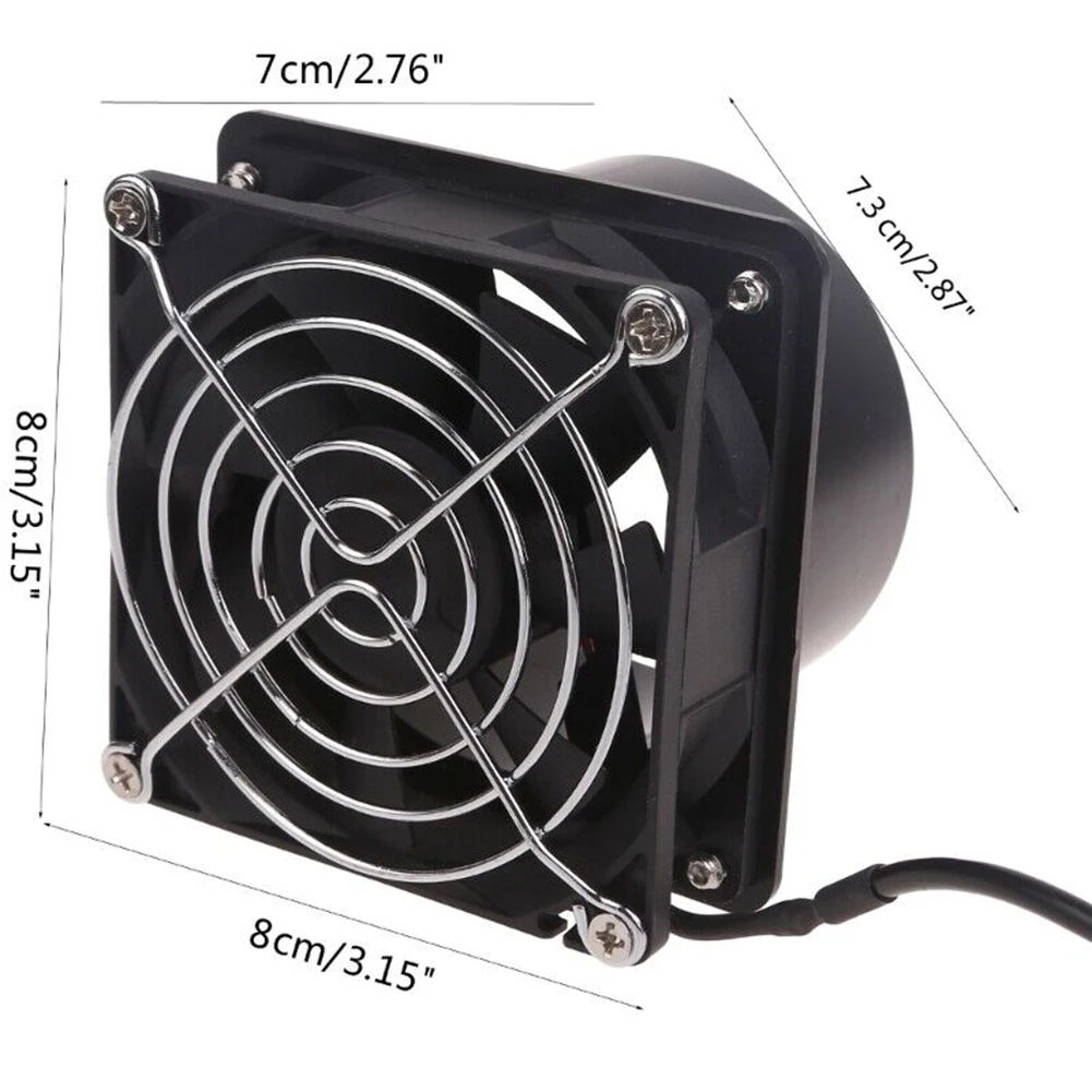 Absorvedor de fumaça extrator de fumaça ventilador tubo duto exhuast ventilador usb velocidade ajustável acessórios absorvedor de fumaça gama capa acessórios