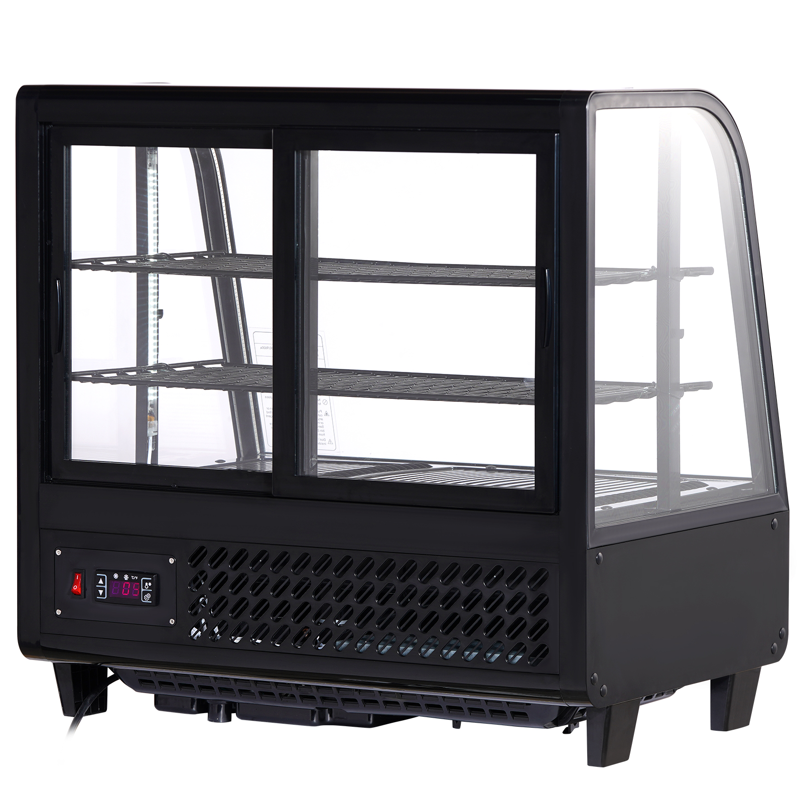 SucceBuy เคสแสดงผลแบบแช่เย็น เคาน์เตอร์แสดงขนม ไฟ LED TURBO Cooling Frost Free Air Cooling
