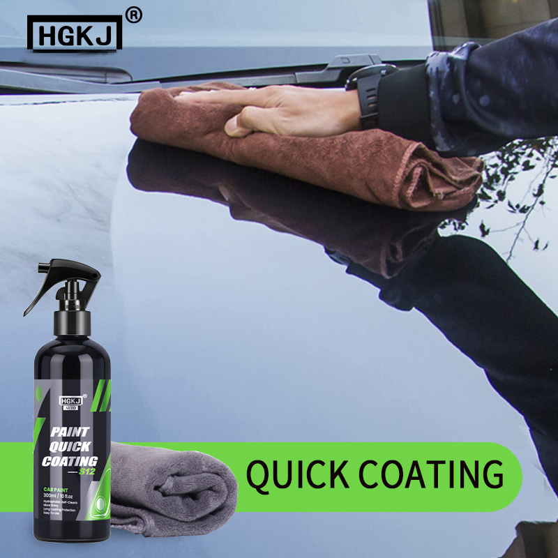 Hgkj 300ML wosk samochodowy powłoka ceramiczna płynny szklany lakier do karoseria farba w sprayu środek hydrofobowy ochrona przed połyskiem akcesoria samochodowe
