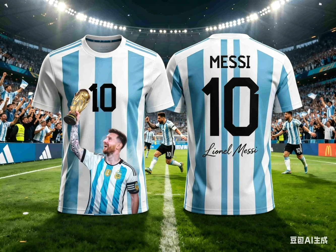 Messi Style Summer 3D Printable Children's Clothing Football Shirt T-shirt Quick-drying Comfortable Suitable for Daily Wearing