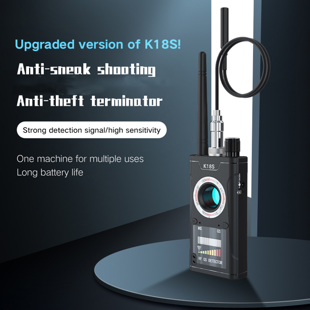 Cámara Detector inalámbrica K18S GSM, buscador de insectos de Audio, rastreador de lentes de señal GPS, detección multifunción, anticámara