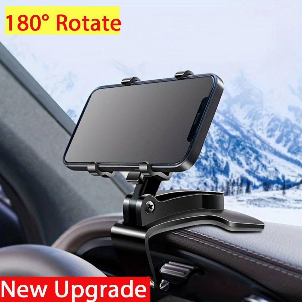 多機能ダッシュボード車載電話ホルダー iPhone サムスン GPS ブラケット用ユニバーサルカーサポート 180 度回転アクセサリー