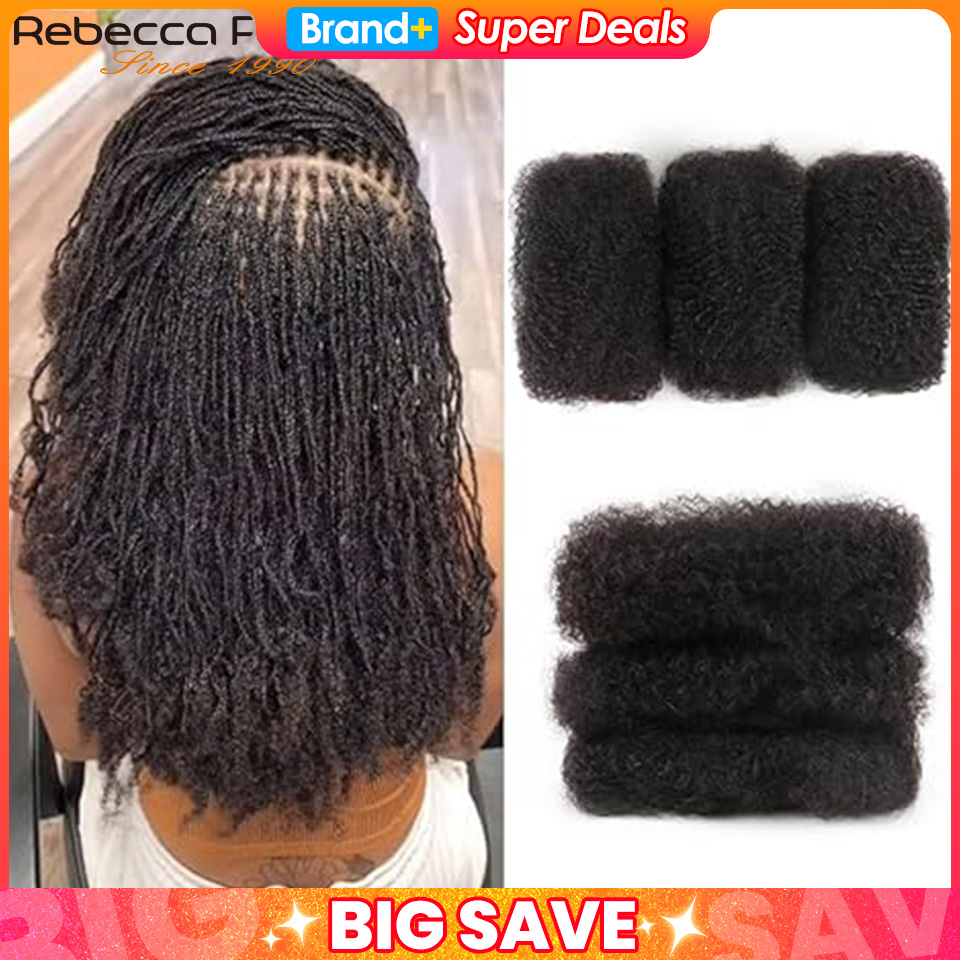 QVR Afro Kinkys Массовые человеческие волосы для наращивания дредов Loc Repair Плетение Twist Tight Afro Kinky Human Hair для Locs 50 г/упак.