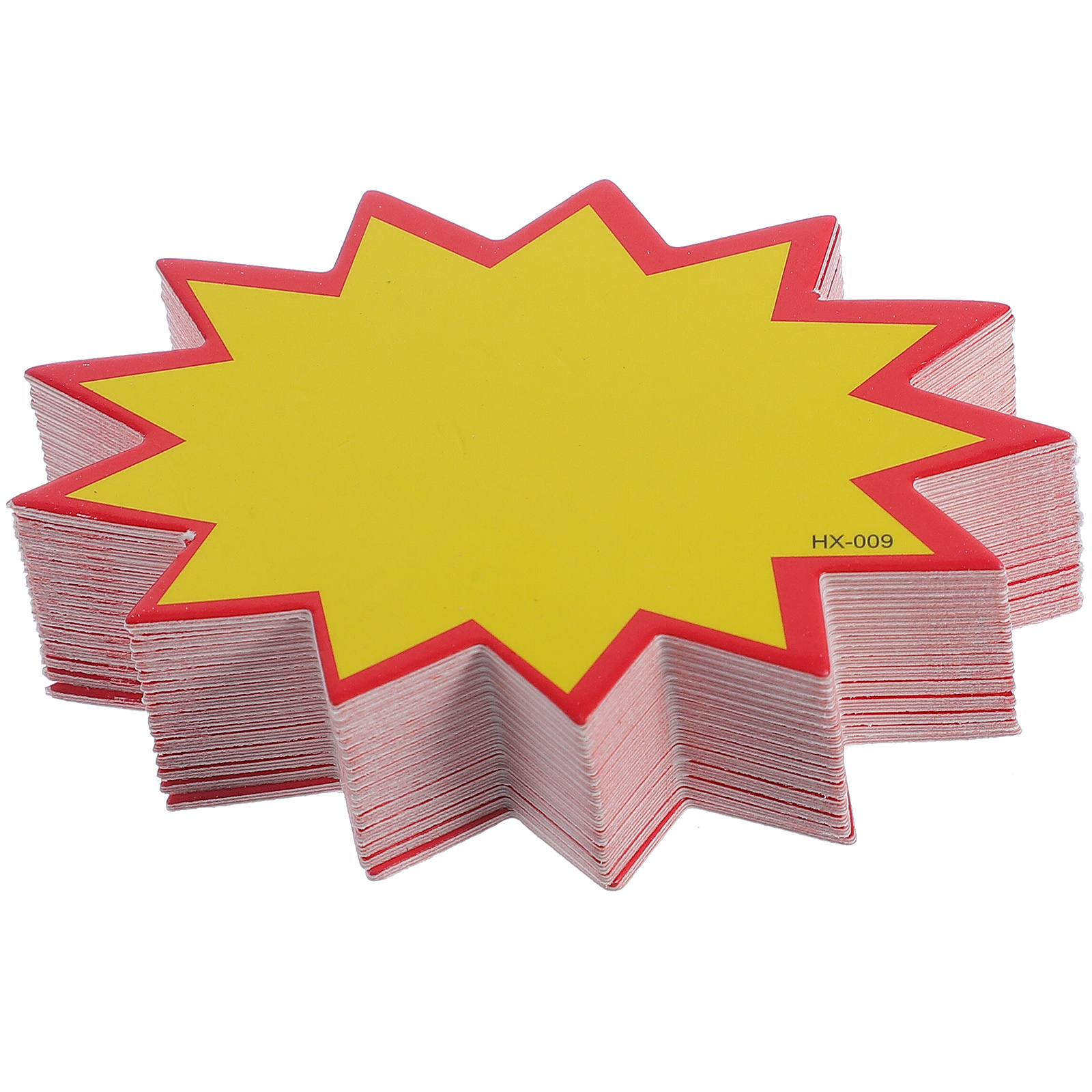 200 Pcs Erase Sale Tags Price Label for Stores Emblems Fundraising Burst Signs Paper Commerce Promotional Sticker