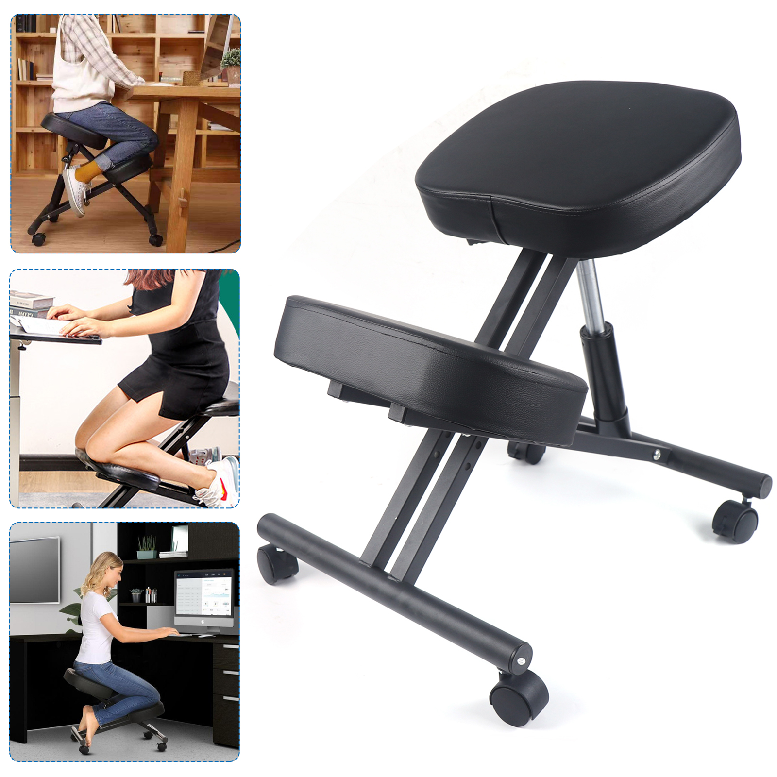 Ortopedyczne ergonomiczne krzesło do kolan Krzesło do pracy na komputerze Krzesło zdrowotne Stołek na kolana