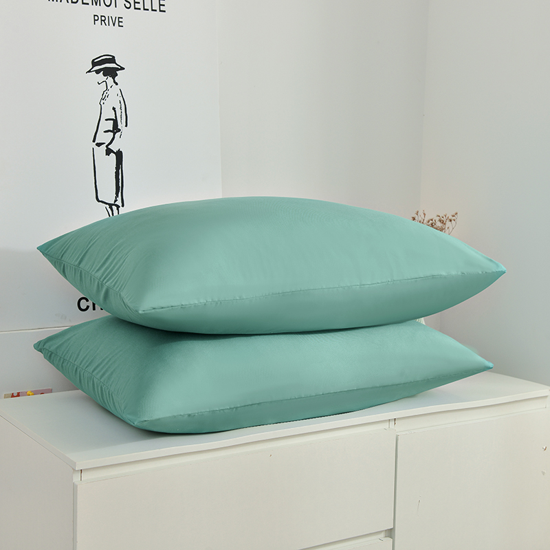 Taie d'oreiller en coton, enveloppe de couleur unie, housse de coussin, literie, multicolore et multi-tailles en option, 40x60 50x90