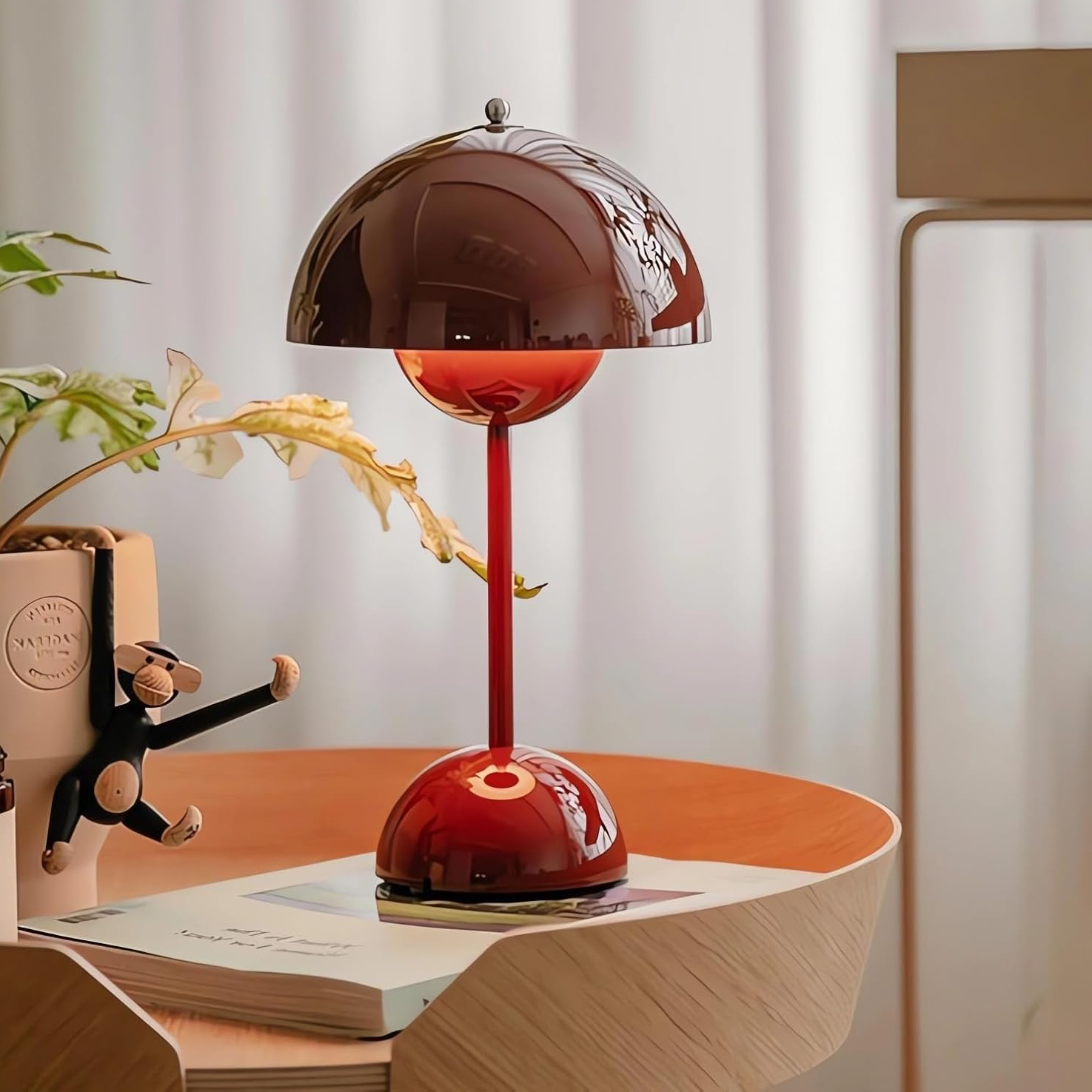 Veilleuse champignon moderne, lampe à couleur tactile changeante, lampe d'ambiance de chevet de chambre à coucher, décorations de bureau pour décoration de maison
