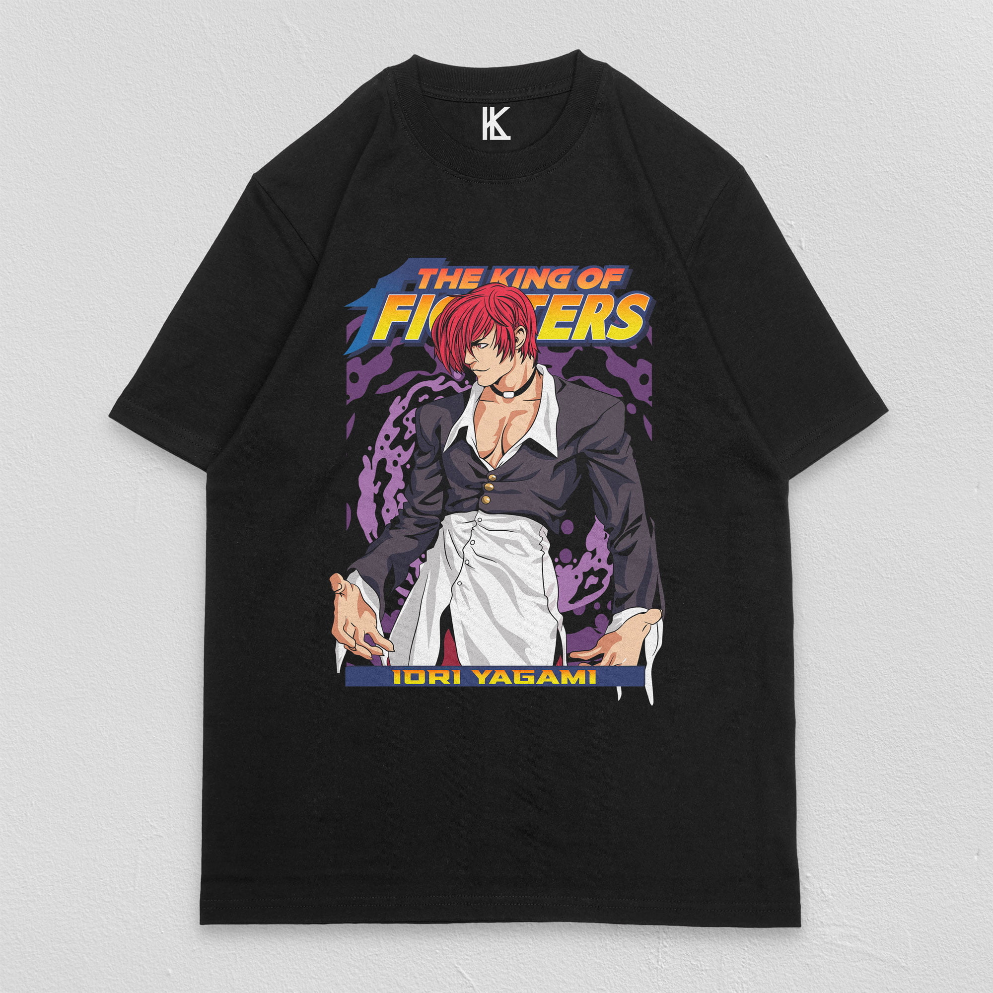 Игровая рубашка Iori Yagami King of Fighter, футболка унисекс для видеоигр KOF