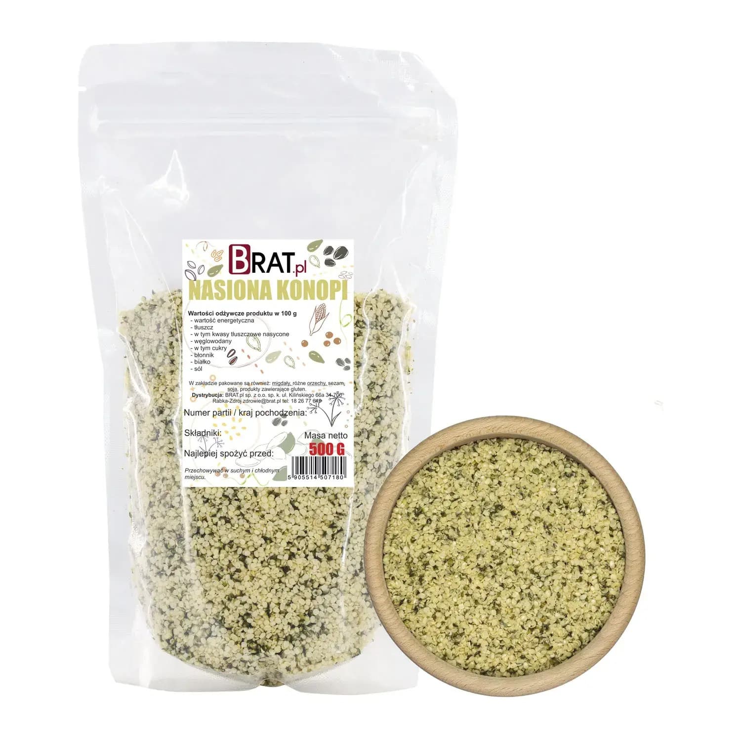 Nasiona konopi 500g
