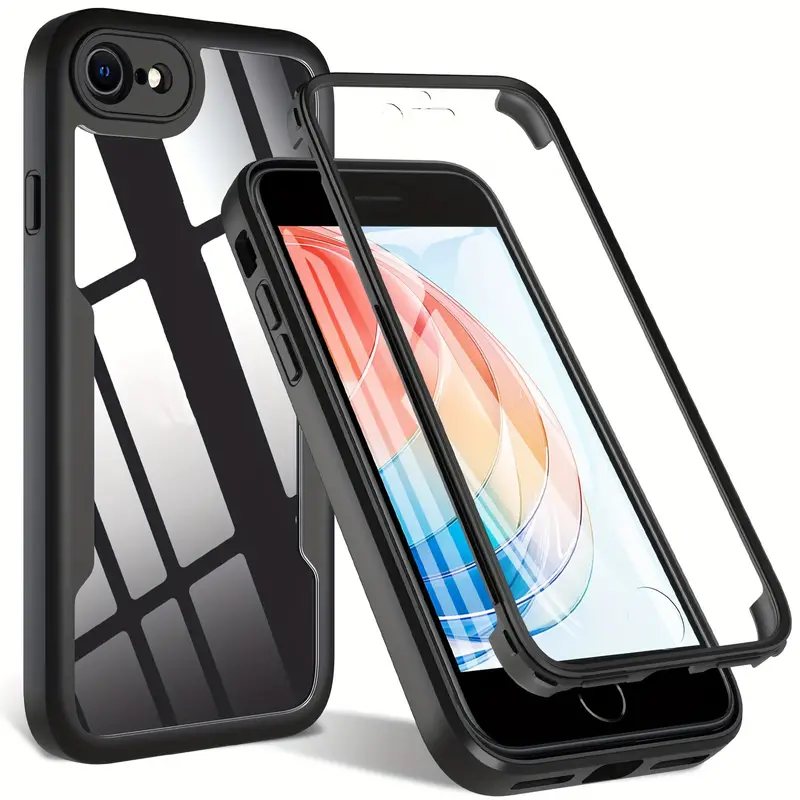 Etui 360 Degree Full Body Case na iPhone'a 15 14 13 12 11 Pro Max Wstrząsoodporne etui ochronne na iPhone'a 7 8 Plus XS XR SE2