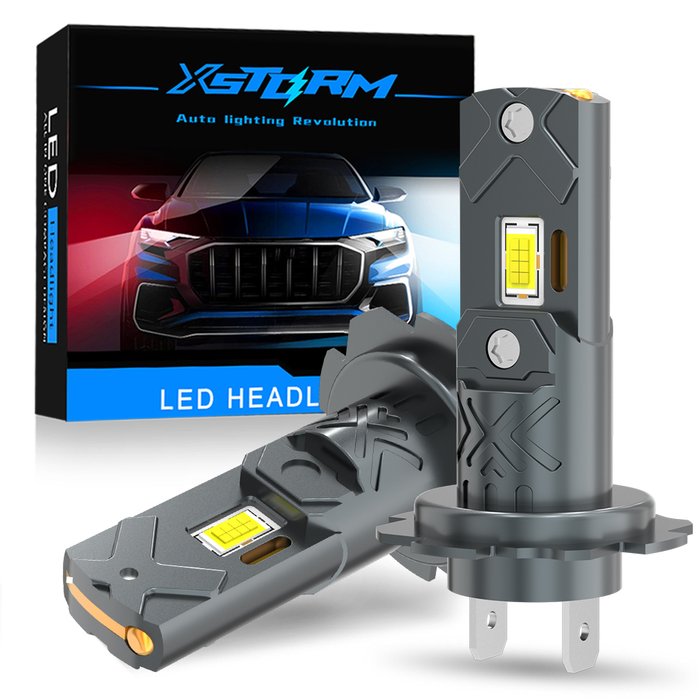 Phare de voiture LED XSTORM H7 Canbus avec ventilateur 20000LM 120W, ampoules antibrouillard turbo H7 LED 6500K Plug&Play, lampe automobile