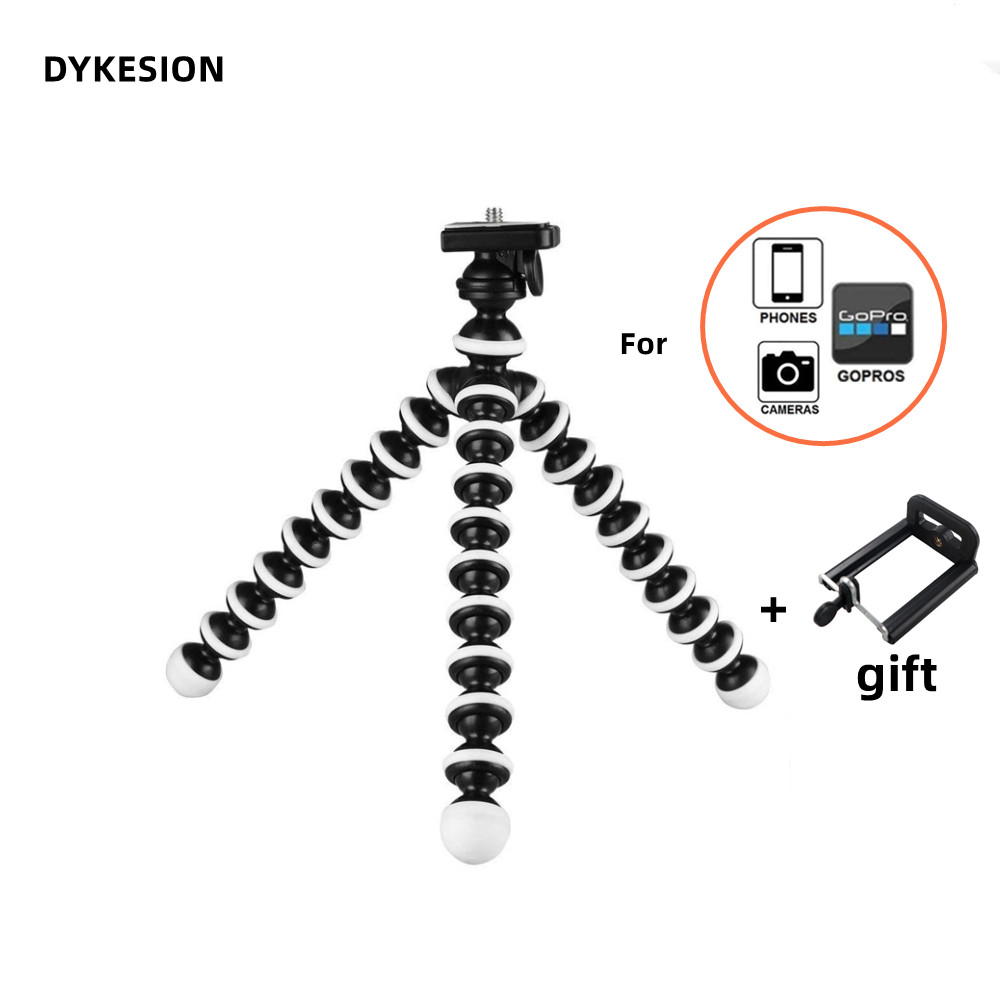 Tripés para o telefone móvel, Suporte da câmera, Smartphone Clip, Monopod Stand, Mini Tripé Stand, Octopus