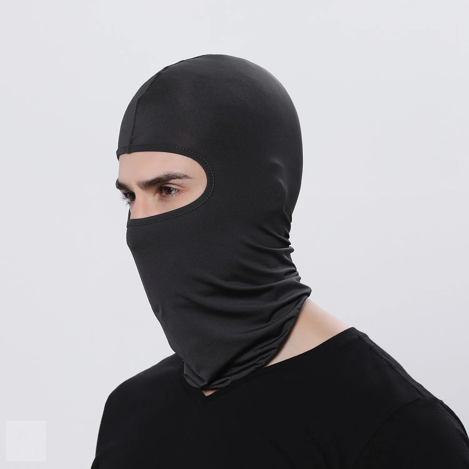 Pasamontañas Deportivo para Ciclismo, Gorra, Máscara Facial, Estilo Militar, de Seda de Hielo, Bandana para Motocicleta, Protección UV para Verano, para Hombre y Mujer