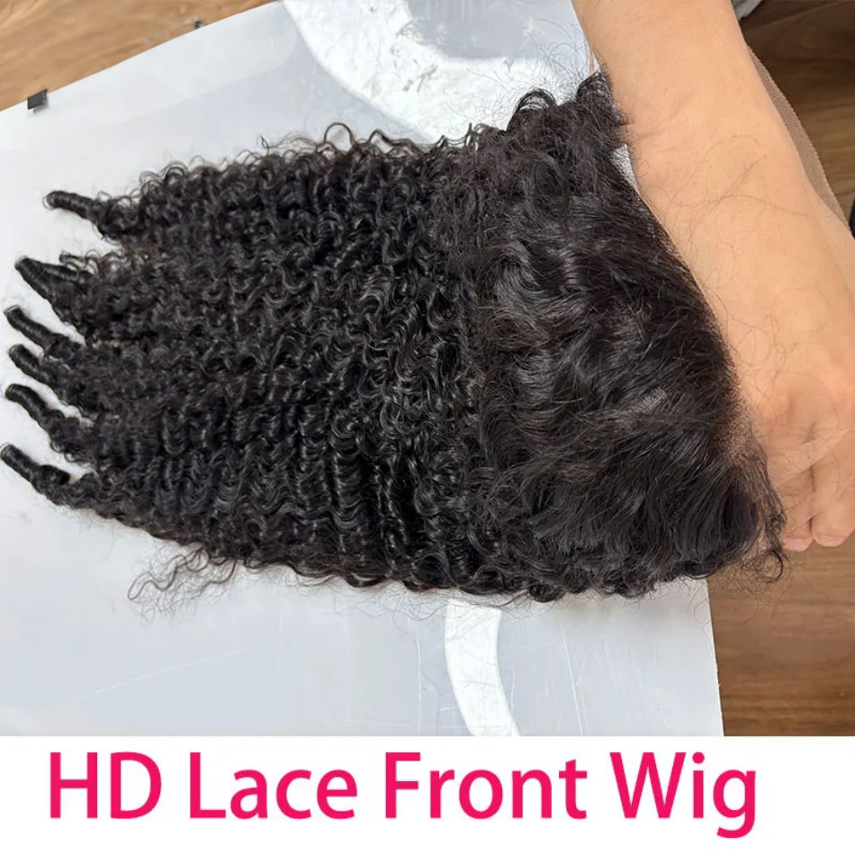 Pelucas de cabello humano rizado birmano, rizos brasileños tipo pixie, densidad 250%, peluca frontal de encaje transparente 13x4 13x6 para mujeres, pelucas rizadas birmanas