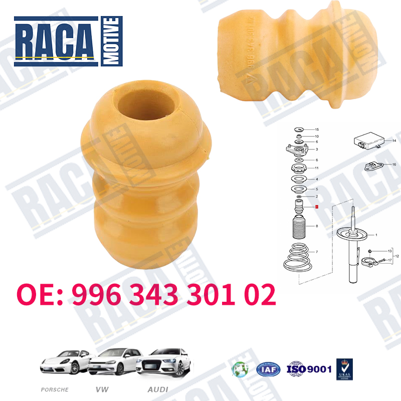 Untuk Porsche 911 Cayenne Boxster Cayman 1 Pasang Strut Bump Stop Karet Strut Shock Mount Bump Stop Bushing 99634330102 99634350500