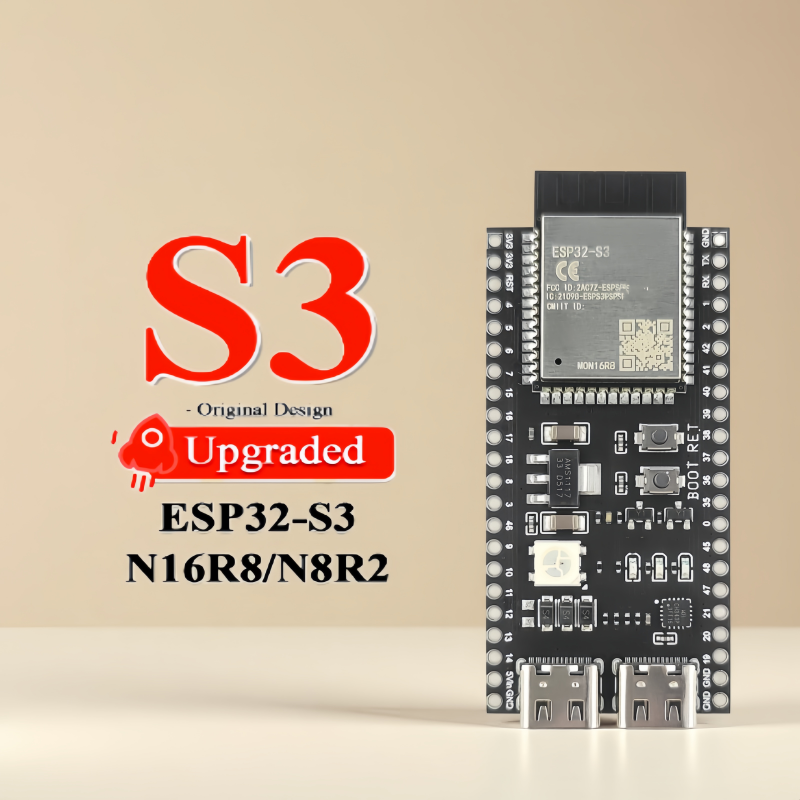 ESP32-S3 บอร์ดพัฒนา 2.4G โมดูลไวไฟสำหรับ Arduino ESP IDF ESP32-S3 N8R2 N16R8 44Pin Type-C 8M PSRAM ESP32 S3