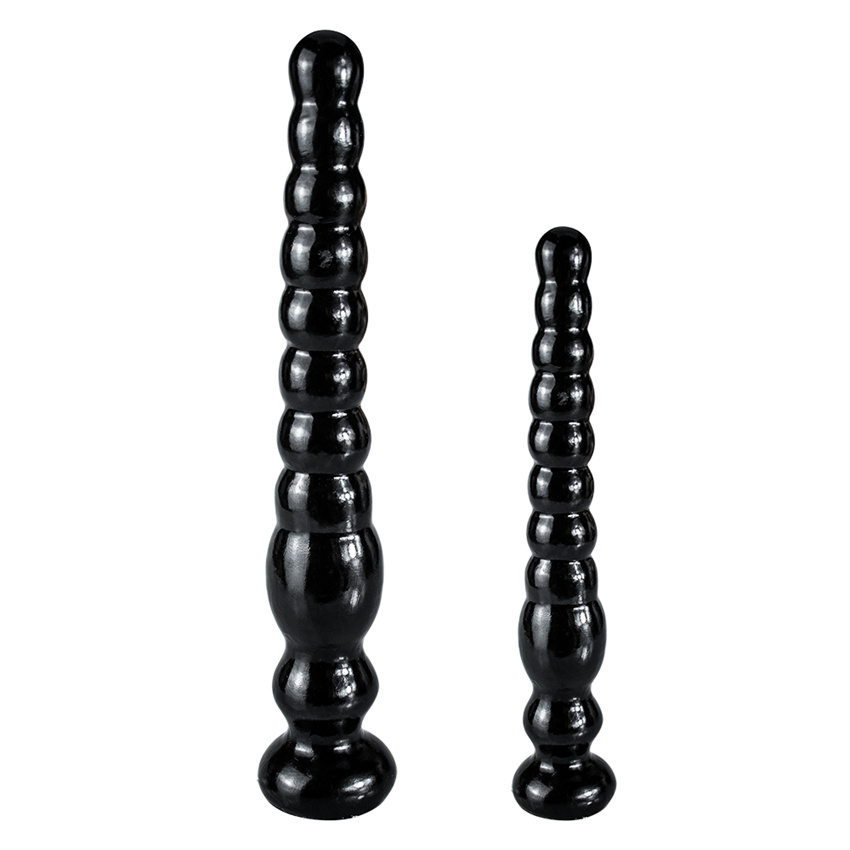 Anal Butt Plug Dildo manik-manik Buttplug panjang Dildo pemijat prostat masturbator mainan seksi dewasa untuk pria Gay wanita toko seks