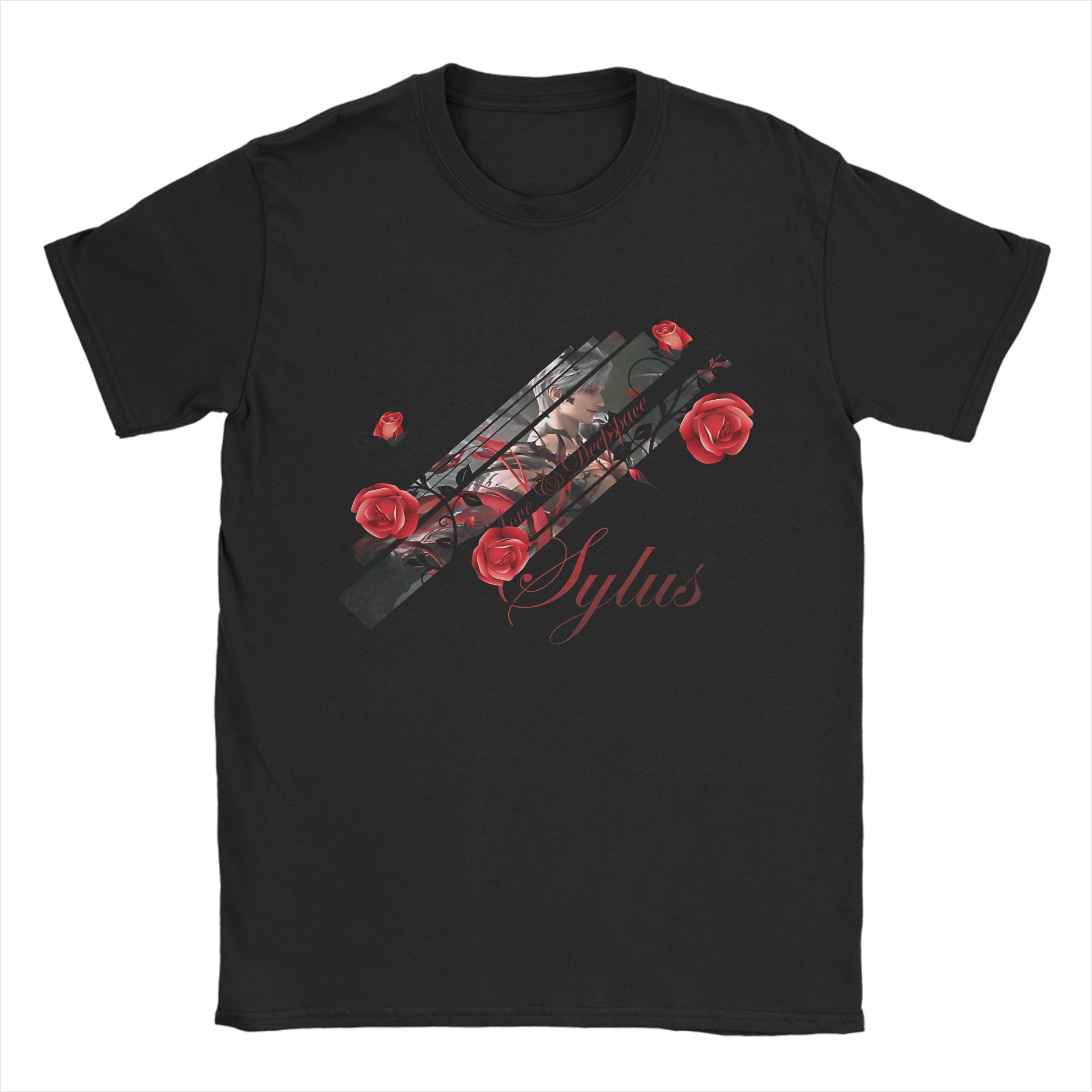 Sylus Love & Deepspace Versão 3 Camiseta Verão Lazer Camisetas Homens Crewneck Top Tees Mangas Curtas Estilo de Rua Tops