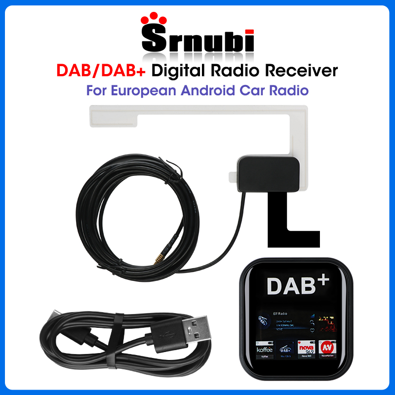 Srnubi-ユニバーサルAndroidカーラジオ,衛星放送受信機,USBアダプター,ヨーロッパ
