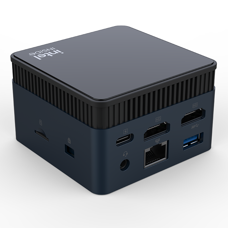Mini PC Desktop Gaming Computer, ZX01 Plus, Windows 11, 4 Core, Intel, Alder Lake, N100, DDR5, 12GB, 512GB, 1000M, 5G, Wifi5, BT, 12 ° Gen