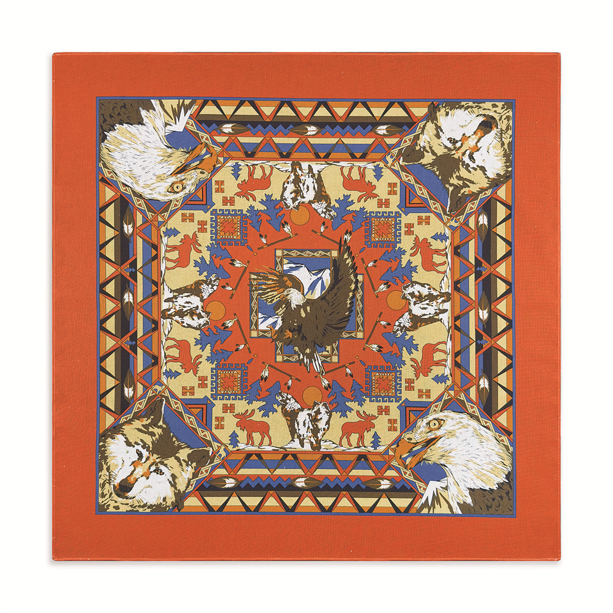 Pferd Adler Druck Hohe Qualität Hip Hop Baumwolle Quadrat Schal Männer Bandana Schal Stirnband Paisley Geschenke Für Jungen/Mädchen