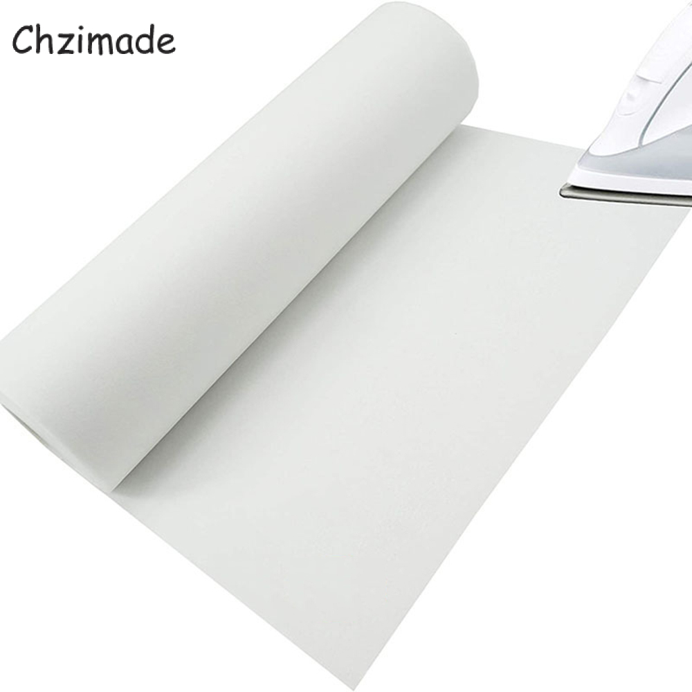Chzimade-tela de interfaz de 5 yardas para planchar en ropa, forro de resina para bolsos, forro de tela de retales, manualidades de costura Diy