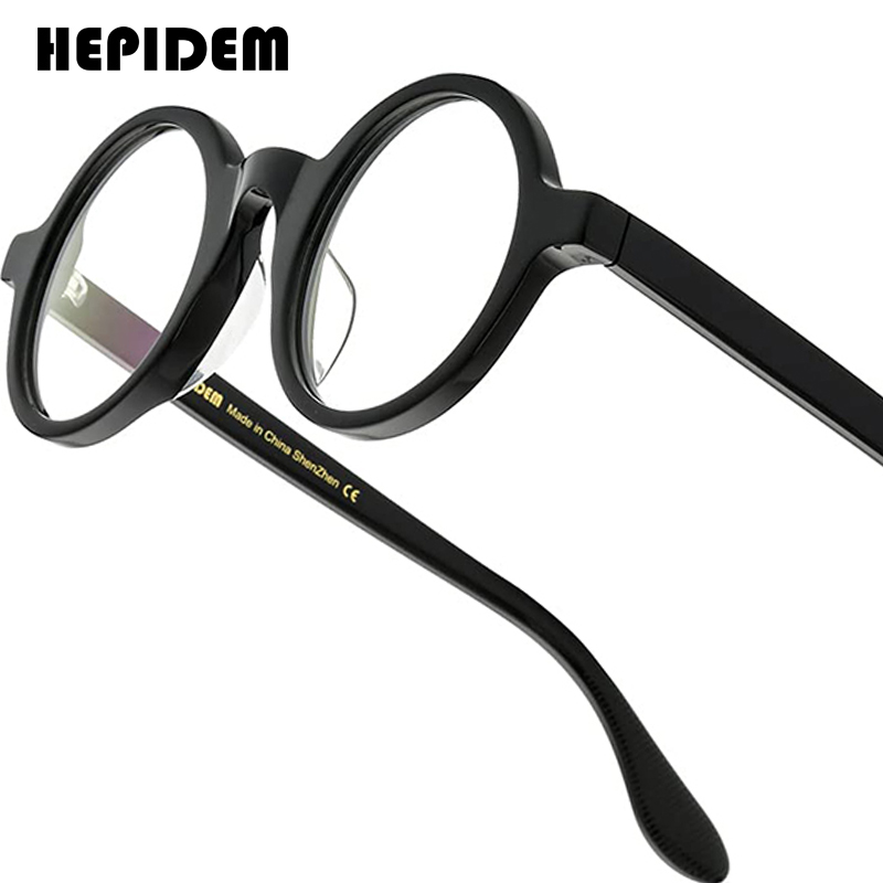 HEPIDEM Acetate กรอบแว่นตาผู้หญิง Vintage Retro รอบแว่นตา High-end ญี่ปุ่น Handmade แว่นตาหนาแว่นตา Zolman