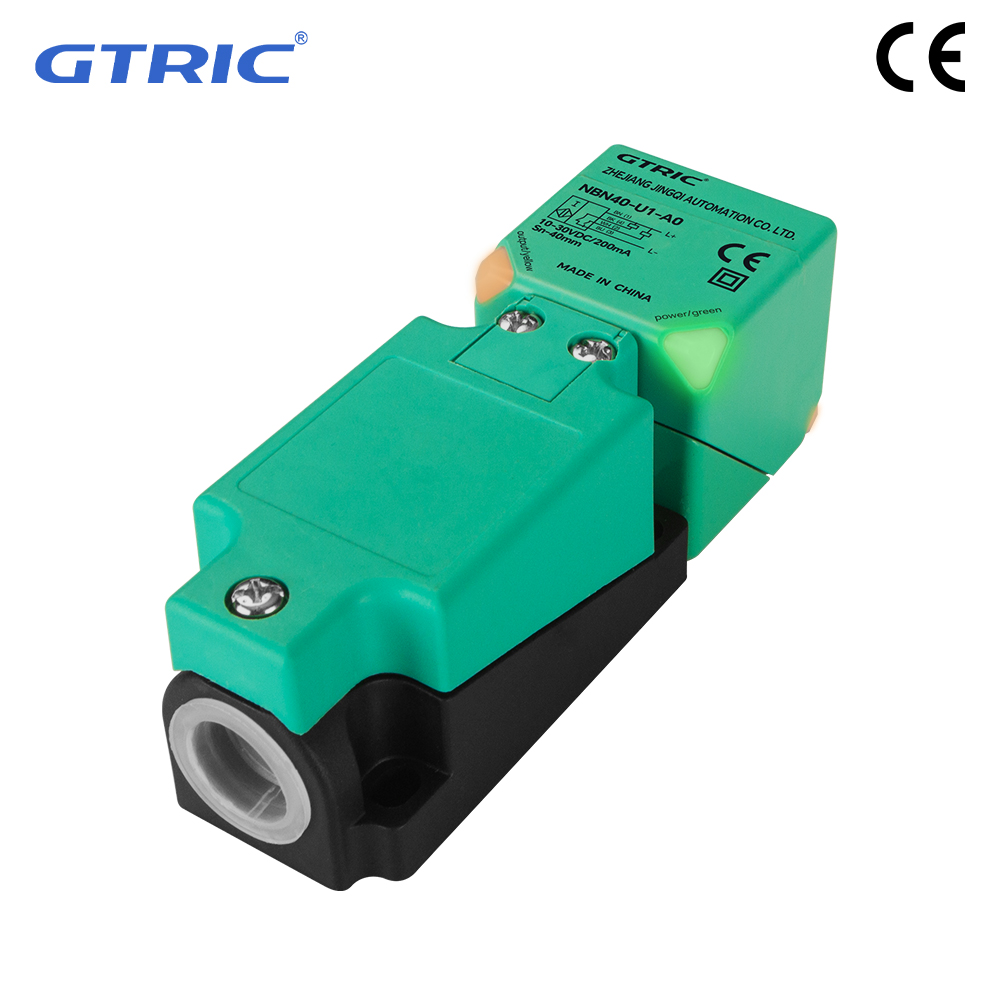Czujnik indukcyjny GTRIC NBB20/NBN40-U1-A2 Kwadratowy czujnik zbliżeniowy NPN PNP 20MM 40MM Długi zasięg Metalowy czujnik zbliżeniowy