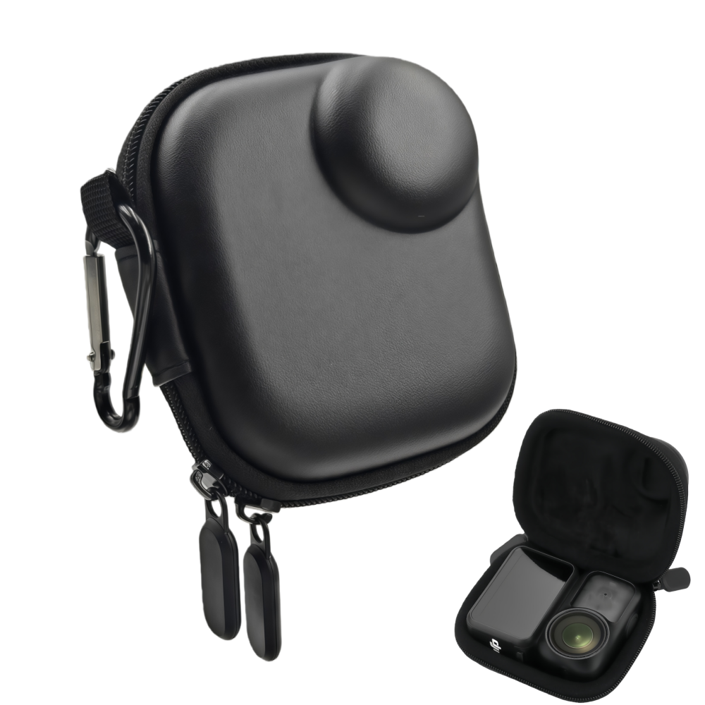 Estuche de Transporte para DJI OSMO Nano, Bolsa de Viaje con Hebilla, Bolsa de Almacenamiento para Accesorios de Cámara, Carcasa Rígida de PU, Anti-Caídas y a Prueba de Golpes