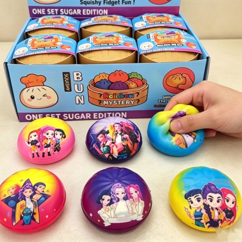 Kpop Squishy Dumpling Rumi Dekompressions-Dumpling Heißer Cartoon-Film Quetsch-Fidget-Ornament Anti-Stress Schreibtisch-Accessoires
