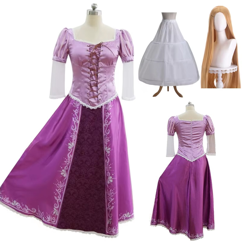 Costume de Cosplay raiponce, uniforme de carnaval pour adultes, Costumes de fête d'halloween Anime pour femmes
