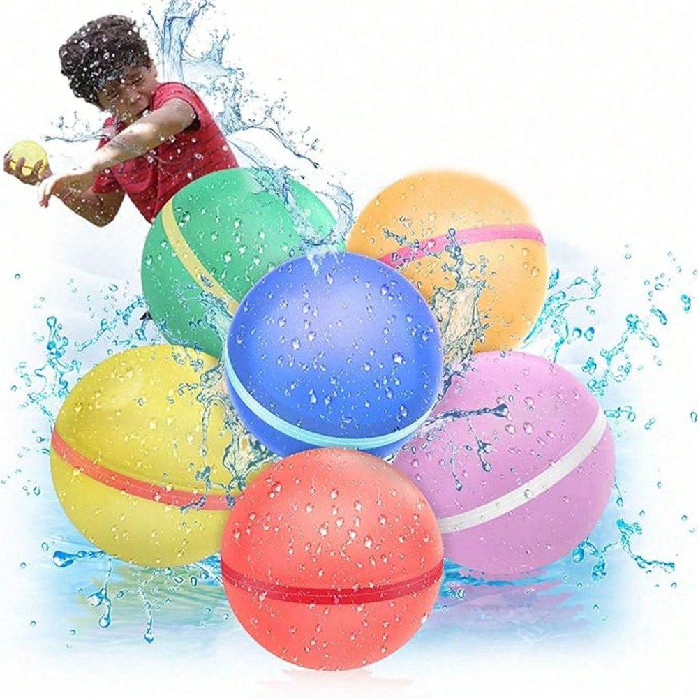 Ballons d'eau magnétiques réutilisables, 6/12/18 pièces, jeux de piscine, jouets gonflables pour piscine, jeux d'eau, plage