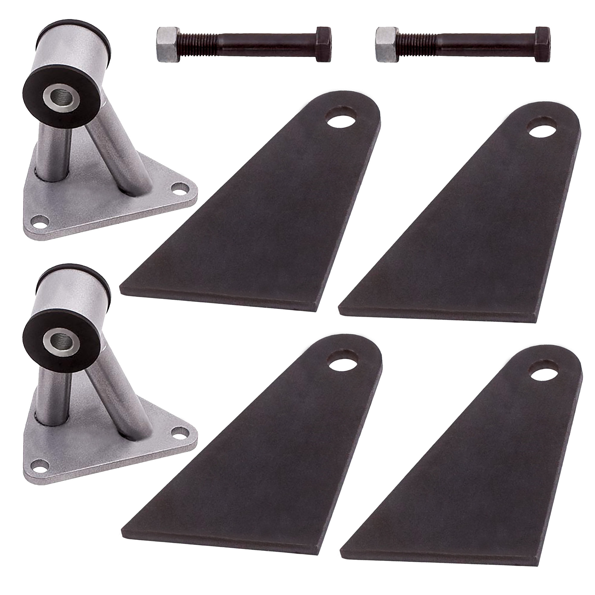 2-delige motorbeugel geschikt voor SBC-hardware inbegrepen busbasis staal materiaal voor Chevy BBC SBC 350 396 454-motor