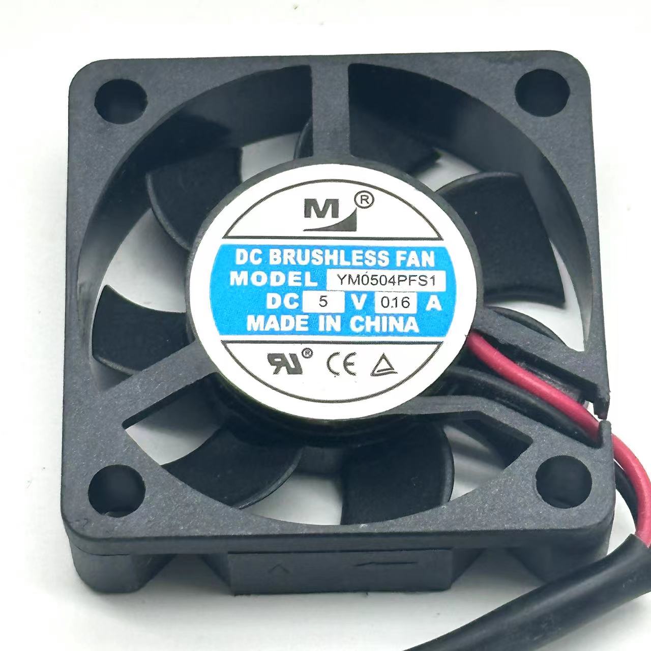Kipas Pendingin Server 2 Kawat Huaxia YM0504PFS1 DC 5V 0, 16a 40X40X10Mm